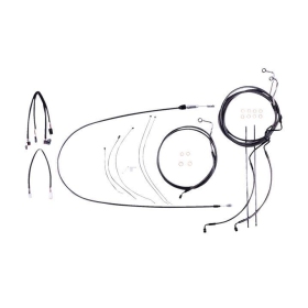 MAGNUM SHIELDING Black Pearl Handlebar Installation Kit 45.5/51cm Harley Davidson FLHTK / FLTRXS / FLTRXST / FLTRX 1750/1923 21-24