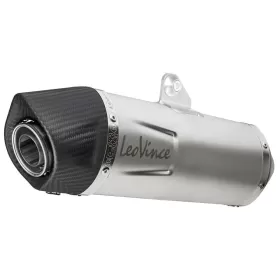 LEOVINCE LV One Evo Stainless Steel Slip-On Muffler YAMAHA CZD 300 17-20