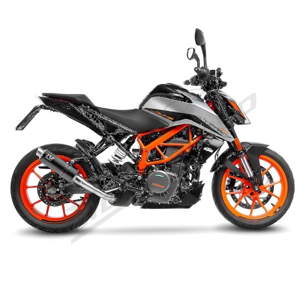 LEOVINCE GP Corsa Black Edition Slip-On Muffler KTM DUKE 125-390 21-23