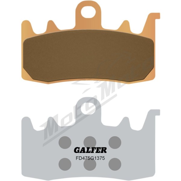 GALFER HH Sintered Brake Pads Aprilia / Benelli / BMW / Ducati / Harley Davidson / Indian / Kawasaki / KTM / Kymco / Moto Guzzi / MV Agusta / Triumph 500-2500cc 10-25