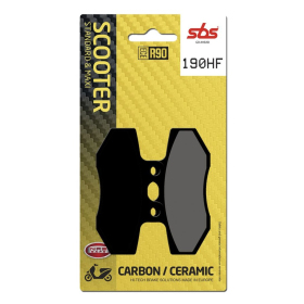 SBS 190HF Street Ceramic Organic Brake Pads MBK / Yamaha 125cc 05-12