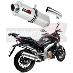 Exhaust silencer DOMINATOR OVAL BAJAJ DOMINAR 400 2016-2018