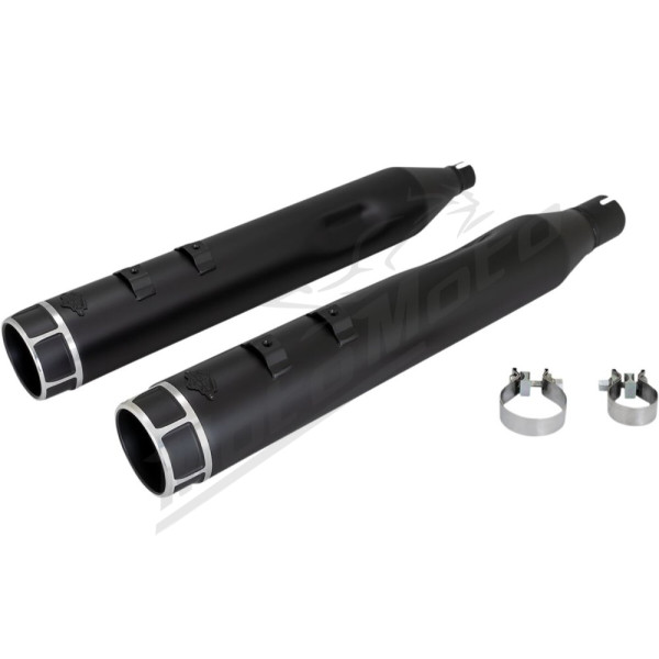 VANCE & HINES Torquer 450 Slip-On Mufflers Black Harley Davidson FLHR / FLHTK / FLHXS / FLTRXSE 1750-1977cc 17-25