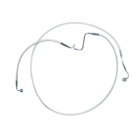 MAGNUM SHIELDING  ABS Front Lower Brake Line Kit Harley Davidson FLH / FLHRXS / FLHTCU / FLHXS / FLTRXS 1690/1977 14-24 +10.2cm