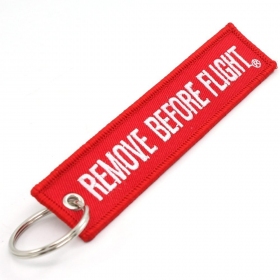 Raktų pakabukas "REMOVE BEFORE FLIGHT"