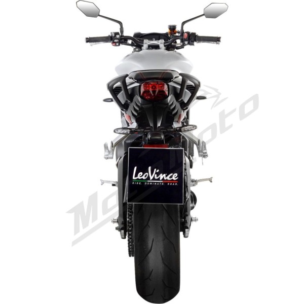 LEOVINCE LV One Evo Slip-On Muffler TRIUMPH STREET TRIPLE 660-765 17-23