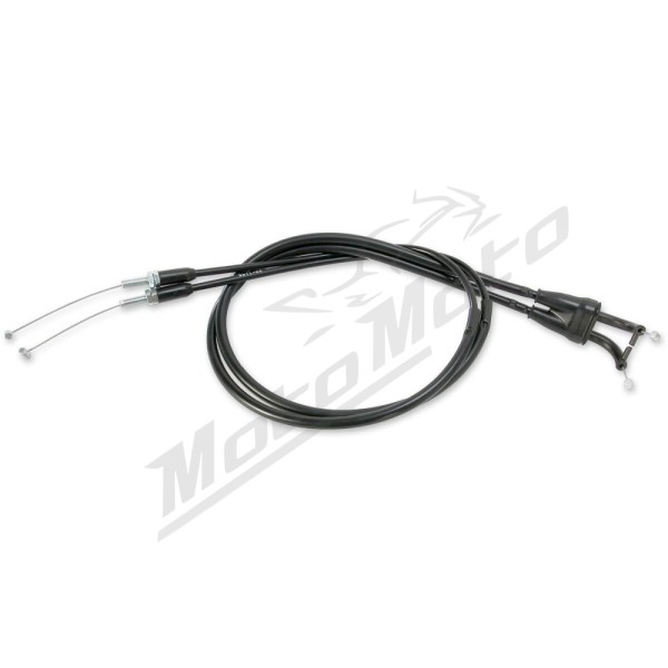 MOOSE OFFROAD Black Vinyl Throttle Cable Husaberg / Husqvarna / KTM 250-530cc 06-16