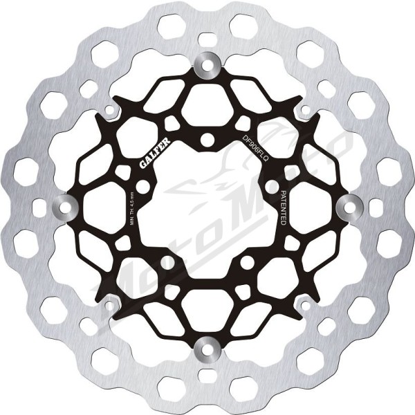 GALFER Brake Rotor Floating Cubiq Triumph BONNEVILLE / DAYTONA 675-1200cc 12-24