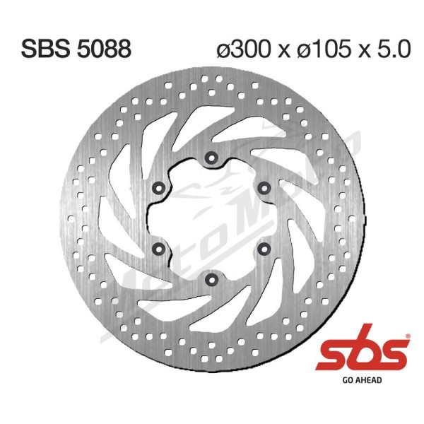 Sbs Brakedisc Standard Aprilia / BMW 125-800cc 90-17