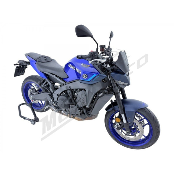 WRS Sport Priekinis stiklas Juodas Matinis Yamaha MT-09 900cc 24-25