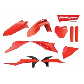 Polisport plastikų komplektas KTM SX, SX-F 125/450cc 19-22 Raudona