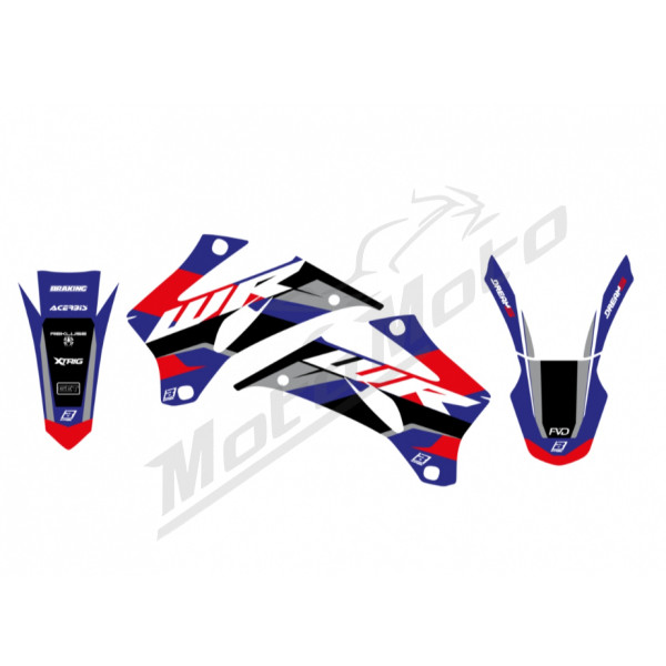 BLACKBIRD DREAM 5 STICKER SET Yamaha WR250F / WR450F 07-14