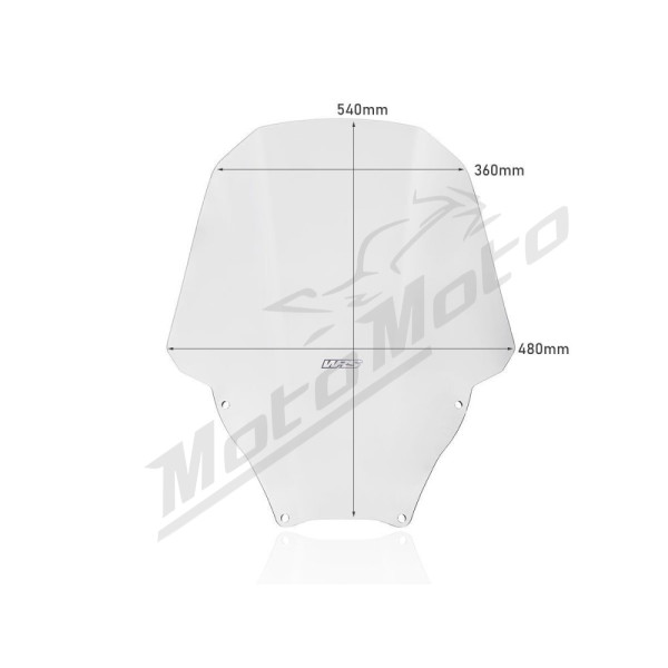 WRS Scooter priekinis stiklas Skaidrus 54cm Honda NSS 125-350cc 21-24