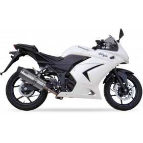 IXIL Hexoval Xtrem Silencer Stainless Steel / Aluminium Black - Kawasaki Ninja 250R 2008-2012 OK7034VSE