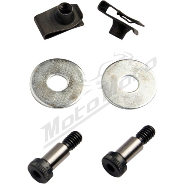 CYCLE VISIONS Secure Fit HD Bag Fasteners Harley Davidson FLHR / FLHRI / FLHS / FLHT / FLHTC 1340-1690cc 93-13
