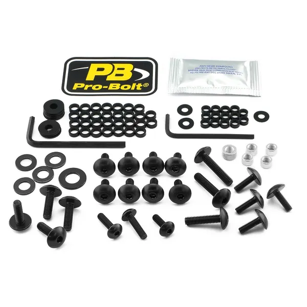 PRO BOLT Aliuminio apdailų varžtų rinkinys Kawasaki ZZR 1400cc 12-20