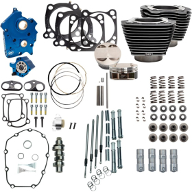 S&S CYCLE 128" Power Package Engine Performance Kit Harley Davidson FLFBS / FLH / FLHCS 1868-1923cc 17-25