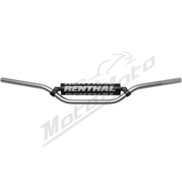 Renthal Handlebar + Pad Ø22mm Silver