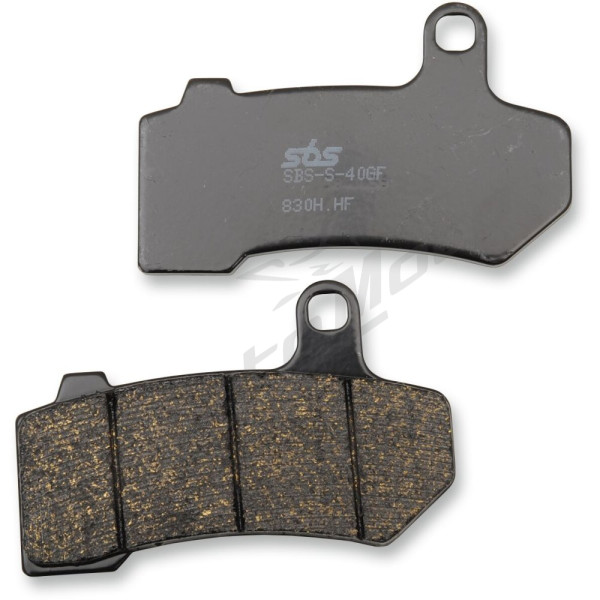 SBS HHF Street 830H.HF Ceramic Organic Brake Pads Harley Davidson VRSCR / FLTRXS / FLTR / FLHX / FLHTK / FLHT / FLHR 1130-1923cc 06-23
