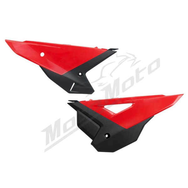 UFO Raudoni šoniniai plastikai Honda CRF 250-450cc 21-25