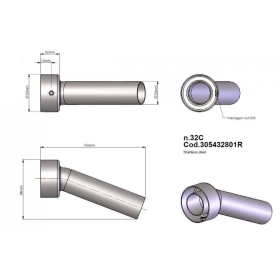 LEOVINCE DB Killer Insert HUSQVARNA ENDURO/SUPERMOTO 701 16-18