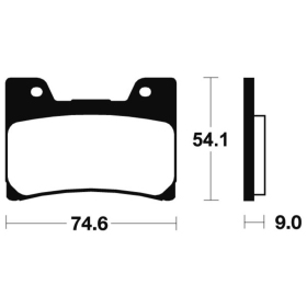 TECNIUM Street Performance Sintered Metal Brake pads MF145 Yamaha FZR / TDM / VMX 600-1200cc 93-01