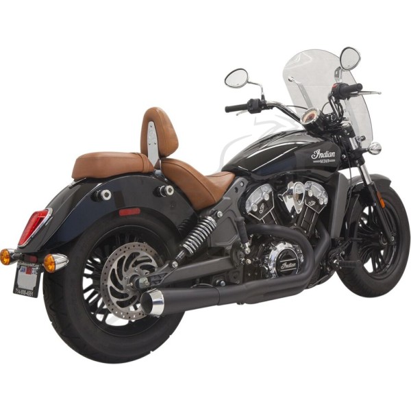 BASSANI XHAUST Road Rage 2:1 Exhaust System INDIAN SCOUT 2015-2024