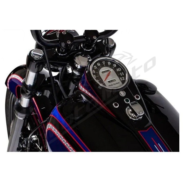 COLONY chromuotas šakės veržlės dangtelis Harley Davidson FLD / FLSTS / FXD / FXDL / FXST 1130/1800 85-17