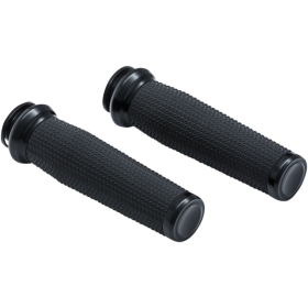 KURYAKYN Thresher Black Grips Ø22mm Indian Chalenger / Chief /  / Roadmaster / Springfield / Super Chief 1810/1890 18-26