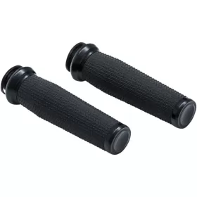 KURYAKYN Thresher Black Grips Ø22mm Indian Chalenger / Chief /  / Roadmaster / Springfield / Super Chief 1810/1890 18-26