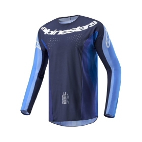 Alpinestars Jersey Techstar Pneuma Dark Navy/Light Blue