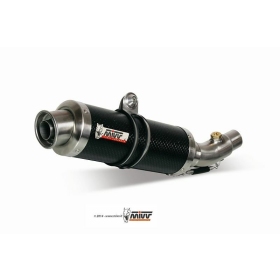 MIVV GP Carbon Double Slip-On Kawasaki Z 1000 07-09