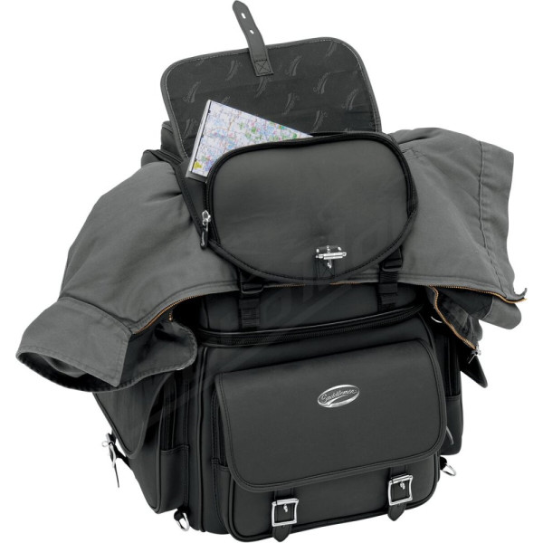 SADDLEMEN BR3400EX Backseat, and Sissy Bar Bag 55.7l