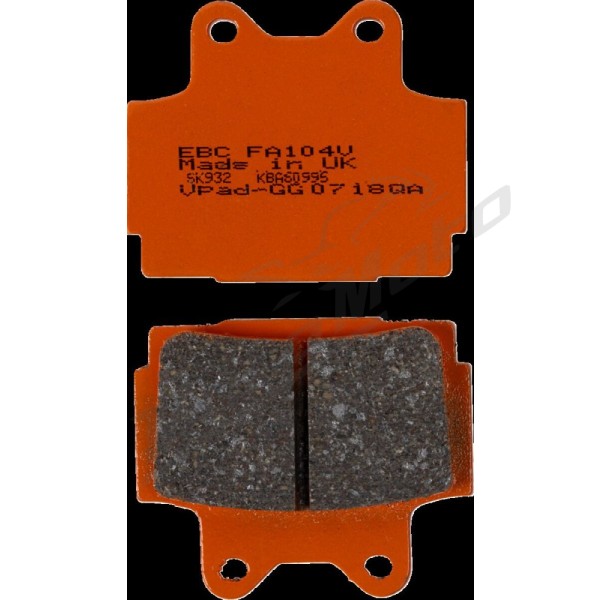 EBC Organic Base "FA" Brake Pads YAMAHA XJR / XJ / TZR / SRX / RZ / RD / FZS / FZR / FZ 125-600cc 83-03