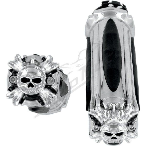 KURYAKYN Zombie rankenėlės Ø25.4mm Harley Davidson FLD / FLH / FLHS / FLHX / FXDF / XL 883/1800 82-22 
