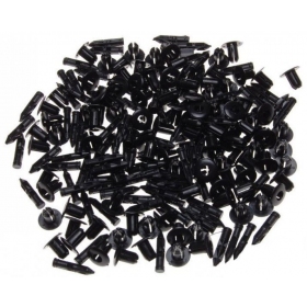 Plastic rivet clips Ø7 100pcs