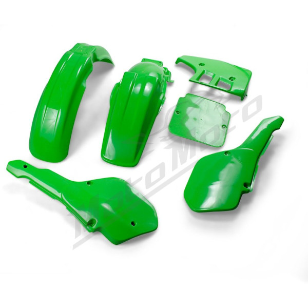 UFO Full Body Replacement Plastic Kit Kawasaki KX 125cc 87