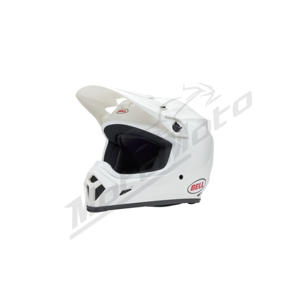 BELL MX-9 Mips Solid Krosinis šalmas baltas 