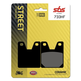SBS HF Street 733HF Ceramic Organic Brake Pads Yamaha YZF-R1 / R7 700-1000cc 98-22