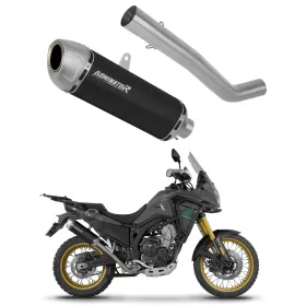 Dominator Išmetimo Bakelis S6 BLACK + dB killer Rieju Aventura 500 2023-2026