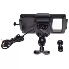 PHONE HOLDER HEBE 167x82mm (FASTENING WITH SCREW) WITH WIRELESS CHARGING