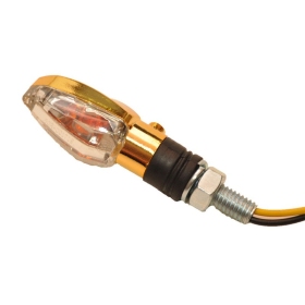 Hyper mini universal turn signals 2pcs Gold