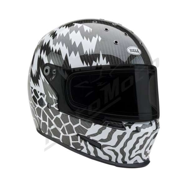 BELL Eliminator Carbon Helmet - Deathspray Gloss Black/White/Black