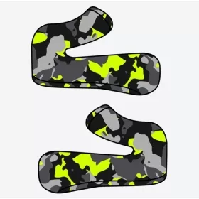 Airoh Aviator 3 Washable cheek pads camo grey/yellow S