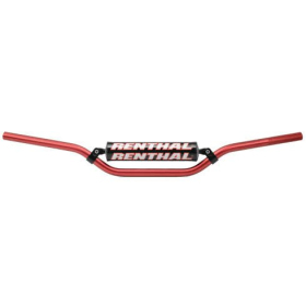 Renthal Handlebar + Pad Ø22mm Red
