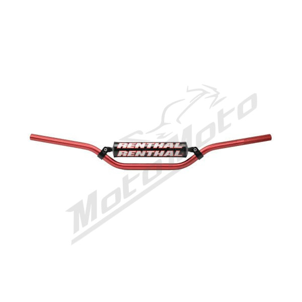 Renthal Handlebar + Pad Ø22mm Red