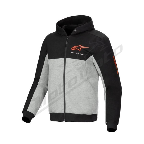 Alpinestars Hoodie Chrome v2 Gray/Black