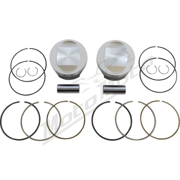 WISECO Tracker Series™ Piston Kit Harley Davidson 1584cc 07-12 Ø98.62