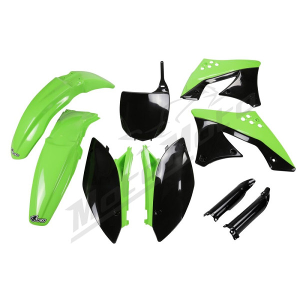 UFO Plastikų kompletkas Kawasaki KXF 250cc 09-12