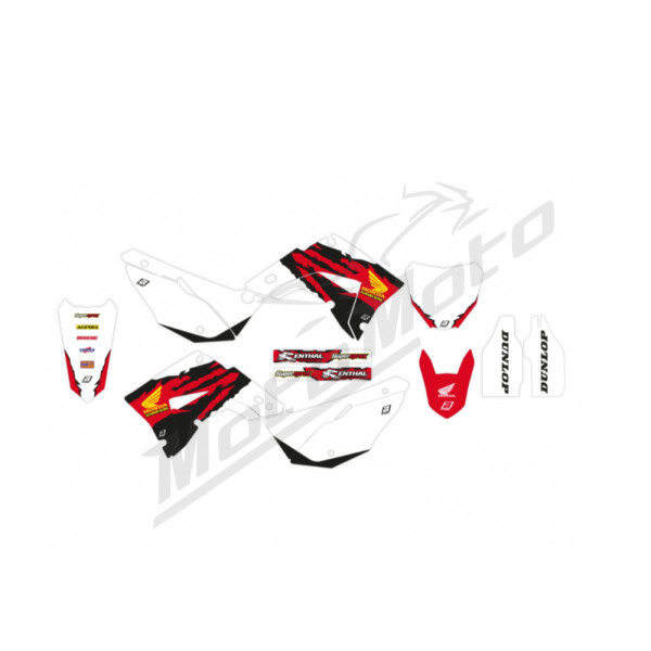 Blackbird Grafikos lipdukų kompl. RETRO Honda CR 125-250R 02-07
